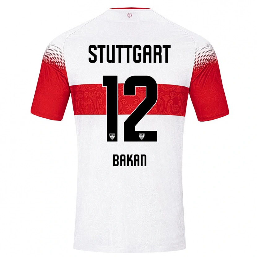 Danxen Women Eren Bakan #12 White Red Yellow Home Jersey 2026/27 T-Shirt