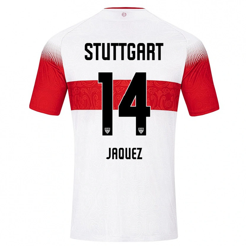 Danxen Women Luca Jaquez #14 White Red Yellow Home Jersey 2026/27 T-Shirt