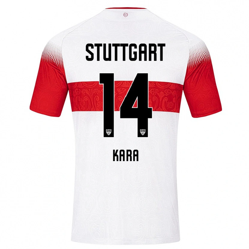 Danxen Women Semih Kara #14 White Red Yellow Home Jersey 2026/27 T-Shirt