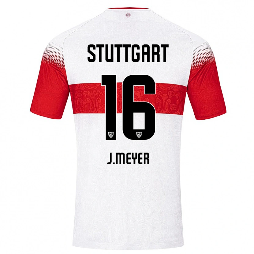 Danxen Women Jordan Meyer #16 White Red Yellow Home Jersey 2026/27 T-Shirt