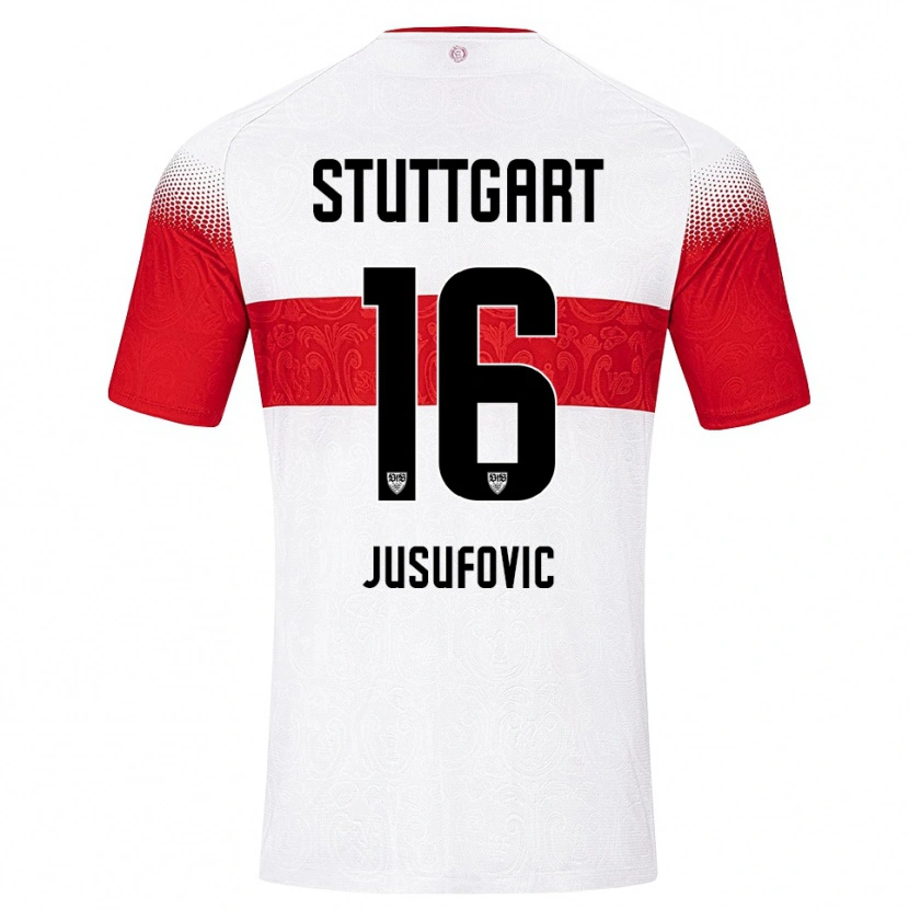Danxen Women Farah Jusufović #16 White Red Yellow Home Jersey 2026/27 T-Shirt
