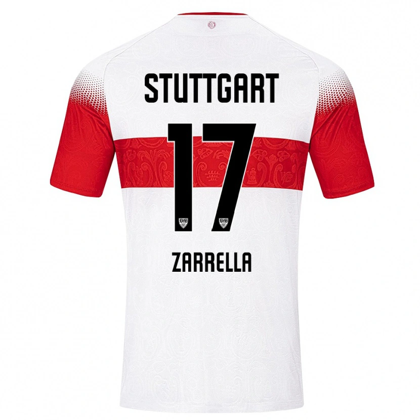 Danxen Women Gabriel Zarrella #17 White Red Yellow Home Jersey 2026/27 T-Shirt