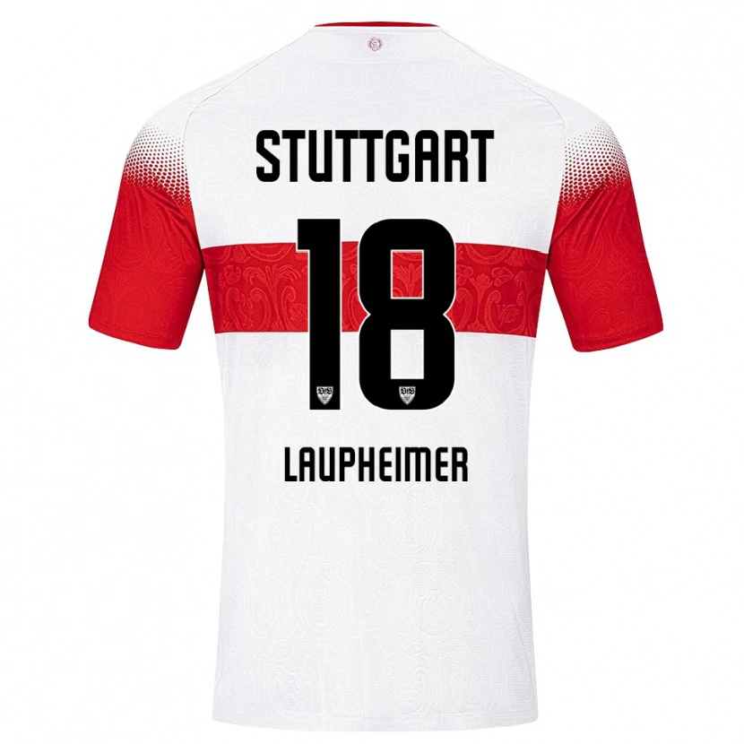 Danxen Women Lukas Laupheimer #18 White Red Yellow Home Jersey 2026/27 T-Shirt