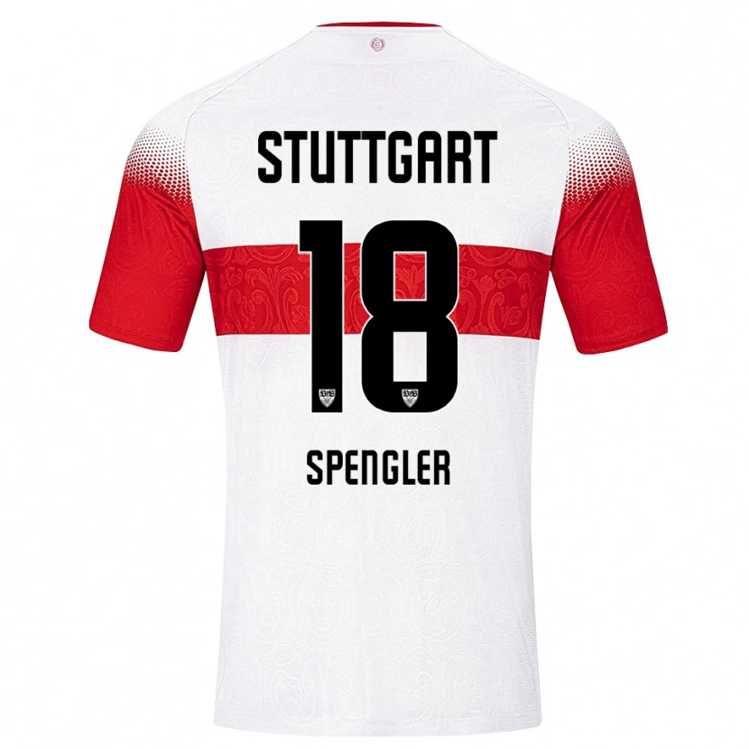 Danxen Women Jana Spengler #18 White Red Yellow Home Jersey 2026/27 T-Shirt