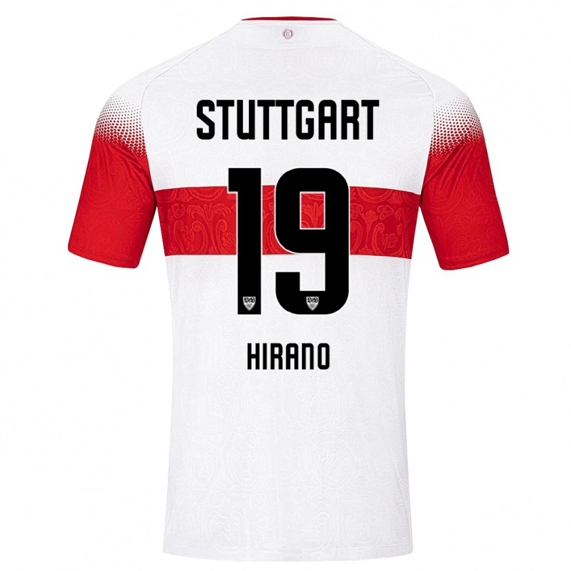 Danxen Women Yuka Hirano #19 White Red Yellow Home Jersey 2026/27 T-Shirt