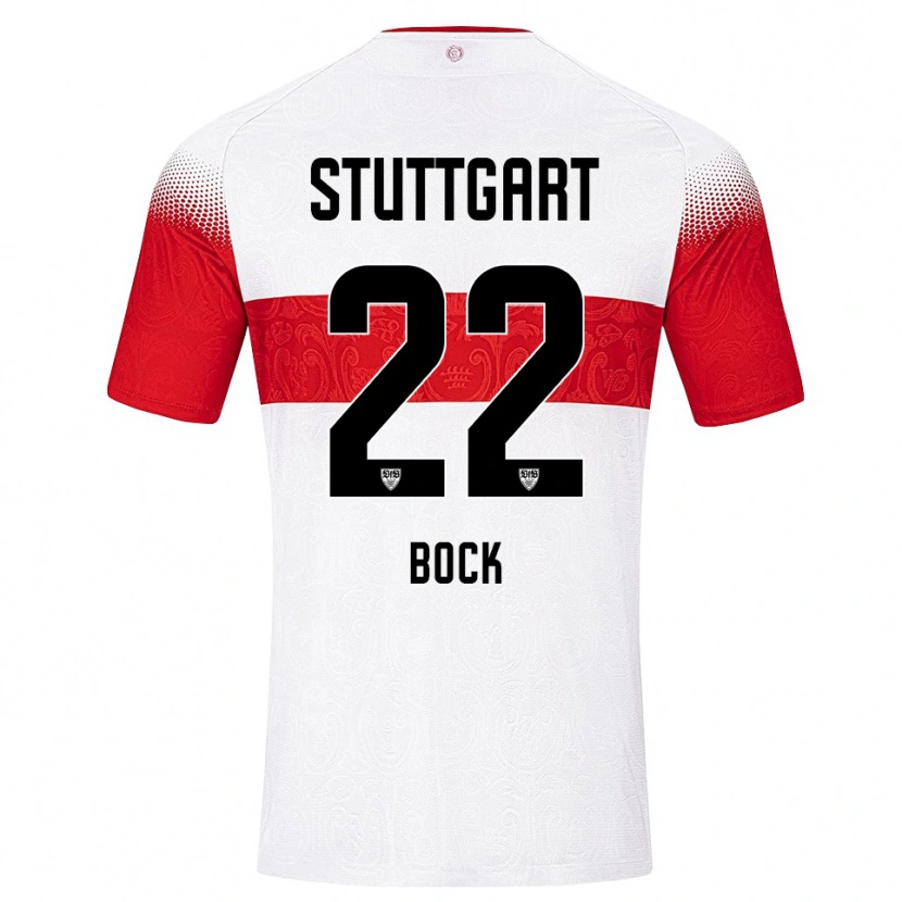 Danxen Women Julian Bock #22 White Red Yellow Home Jersey 2026/27 T-Shirt