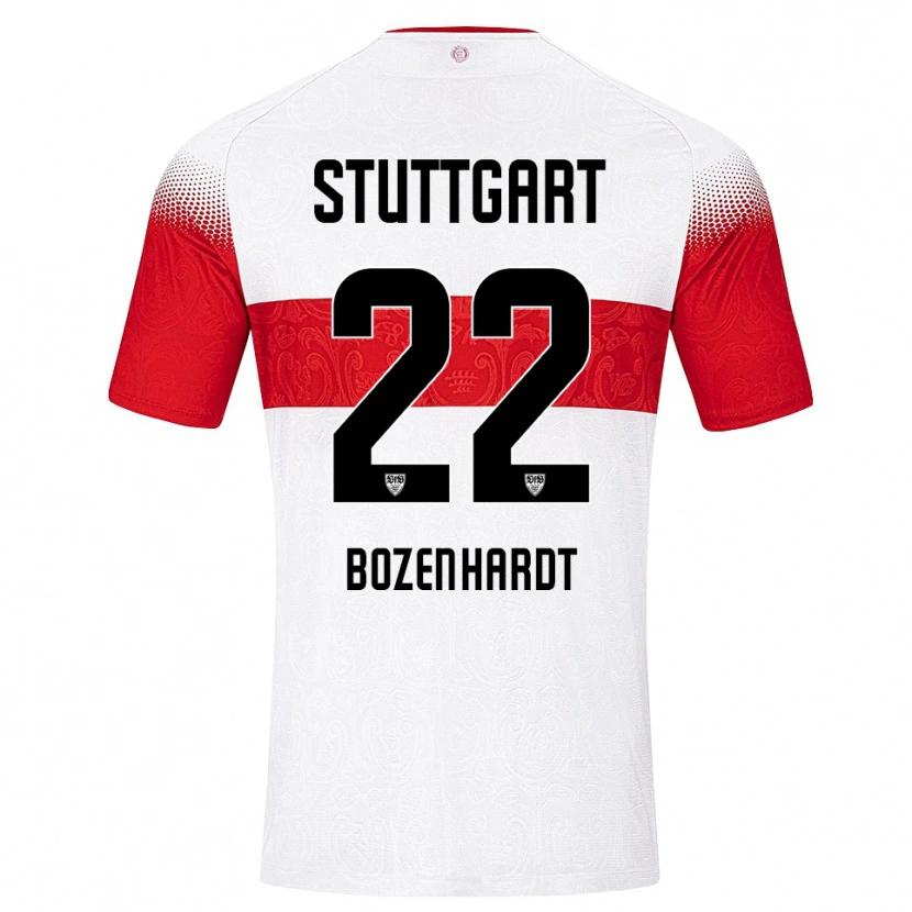 Danxen Women Laura Bozenhardt #22 White Red Yellow Home Jersey 2026/27 T-Shirt