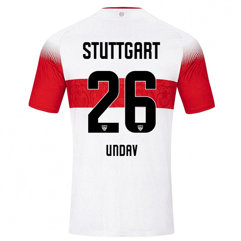 Danxen Women Deniz Undav #26 White Red Yellow Home Jersey 2026/27 T-Shirt