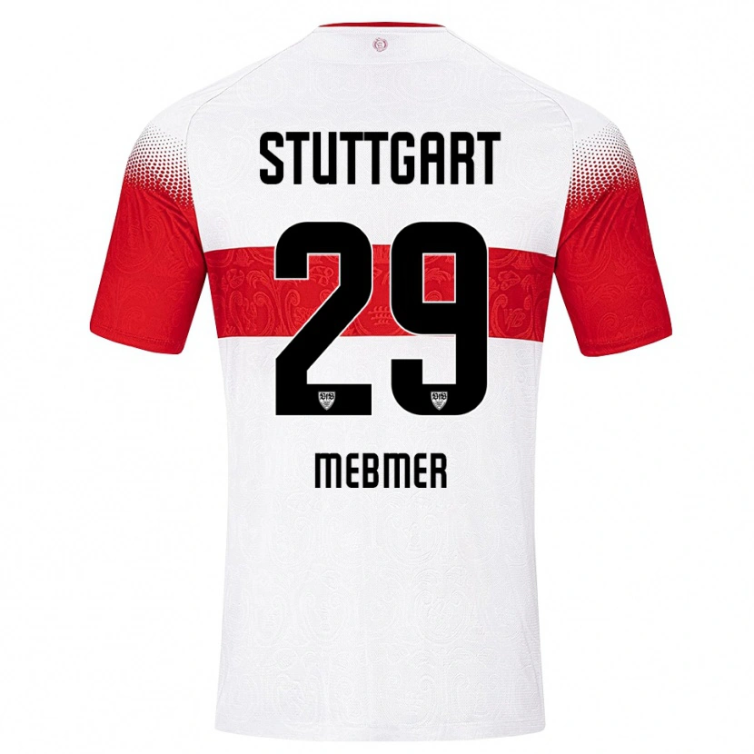 Danxen Women Meike Meßmer #29 White Red Yellow Home Jersey 2026/27 T-Shirt