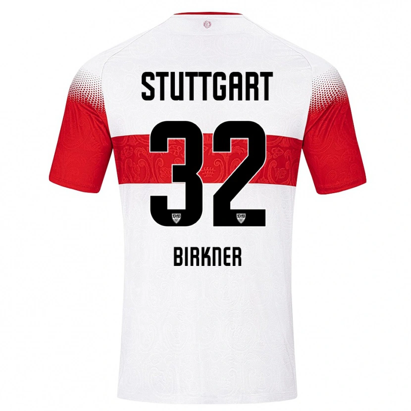 Danxen Women Hanna Birkner #32 White Red Yellow Home Jersey 2026/27 T-Shirt
