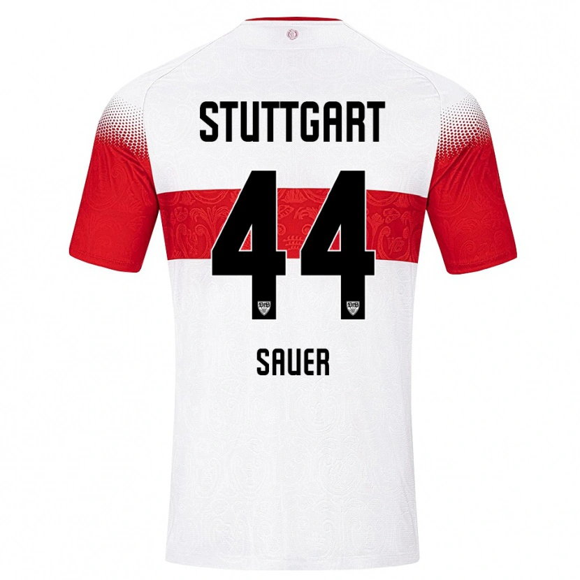 Danxen Women Leo Sauer #44 White Red Yellow Home Jersey 2026/27 T-Shirt