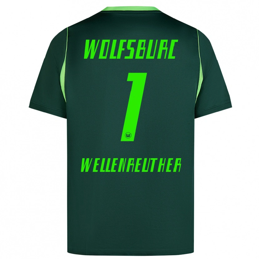 Danxen Women Timon Wellenreuther #1 Dark Green White Home Jersey 2026/27 T-Shirt