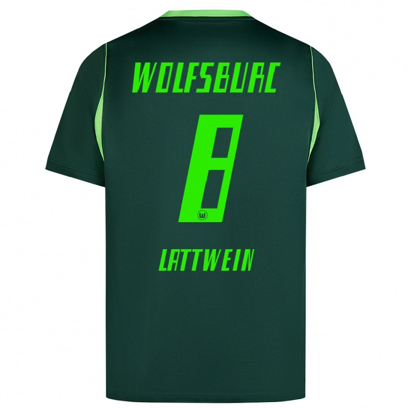 Danxen Women Lena Lattwein #8 Dark Green White Home Jersey 2026/27 T-Shirt