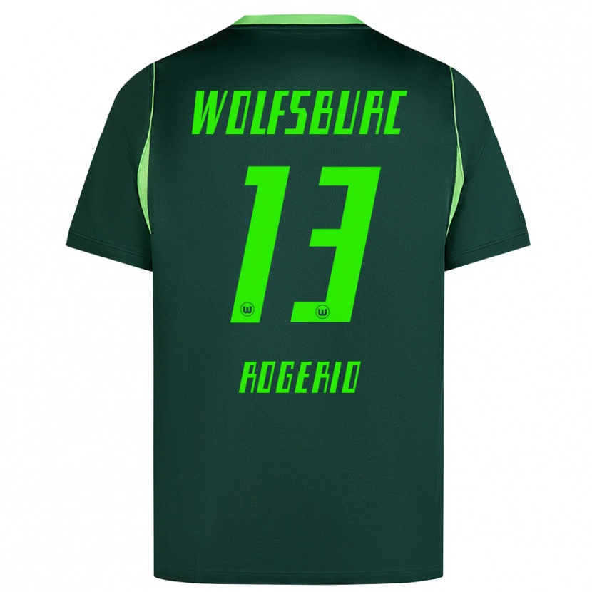 Danxen Women Rogério Oliveira Da Silva #13 Dark Green White Home Jersey 2026/27 T-Shirt