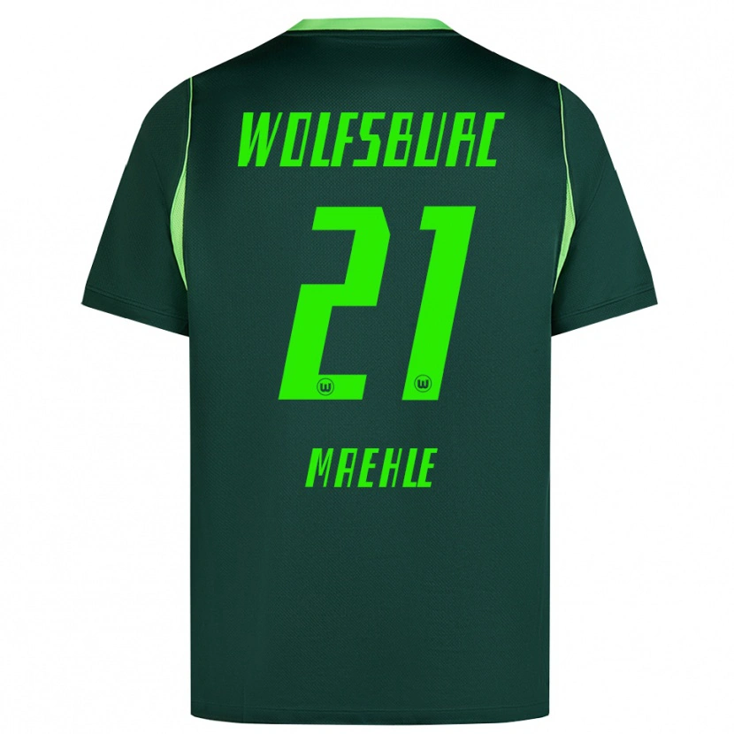 Danxen Women Joakim Maehle #21 Dark Green White Home Jersey 2026/27 T-Shirt