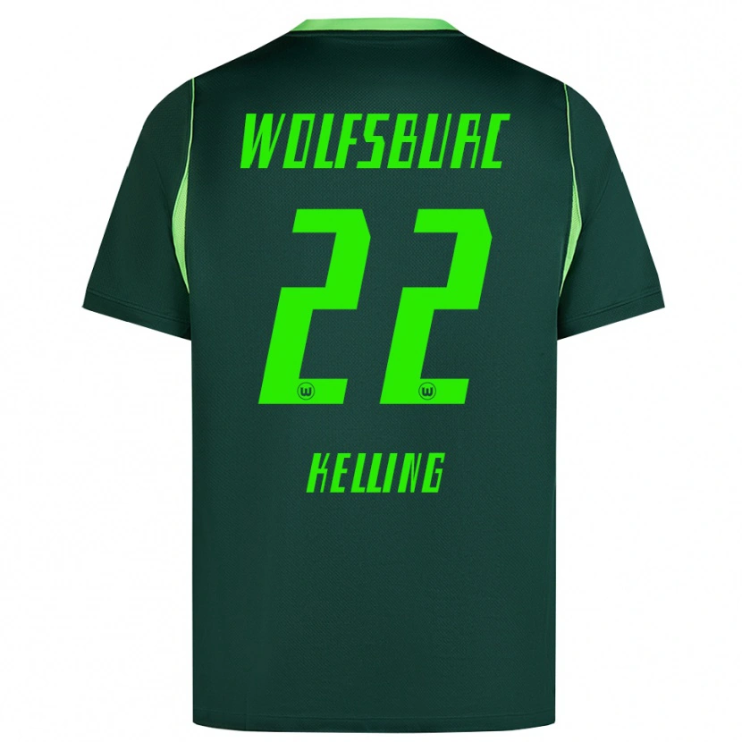 Danxen Women Lenny Kelling #22 Dark Green White Home Jersey 2026/27 T-Shirt