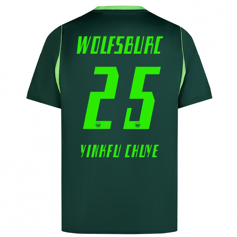 Danxen Women Miguel Yinkfu Chuye #25 Dark Green White Home Jersey 2026/27 T-Shirt