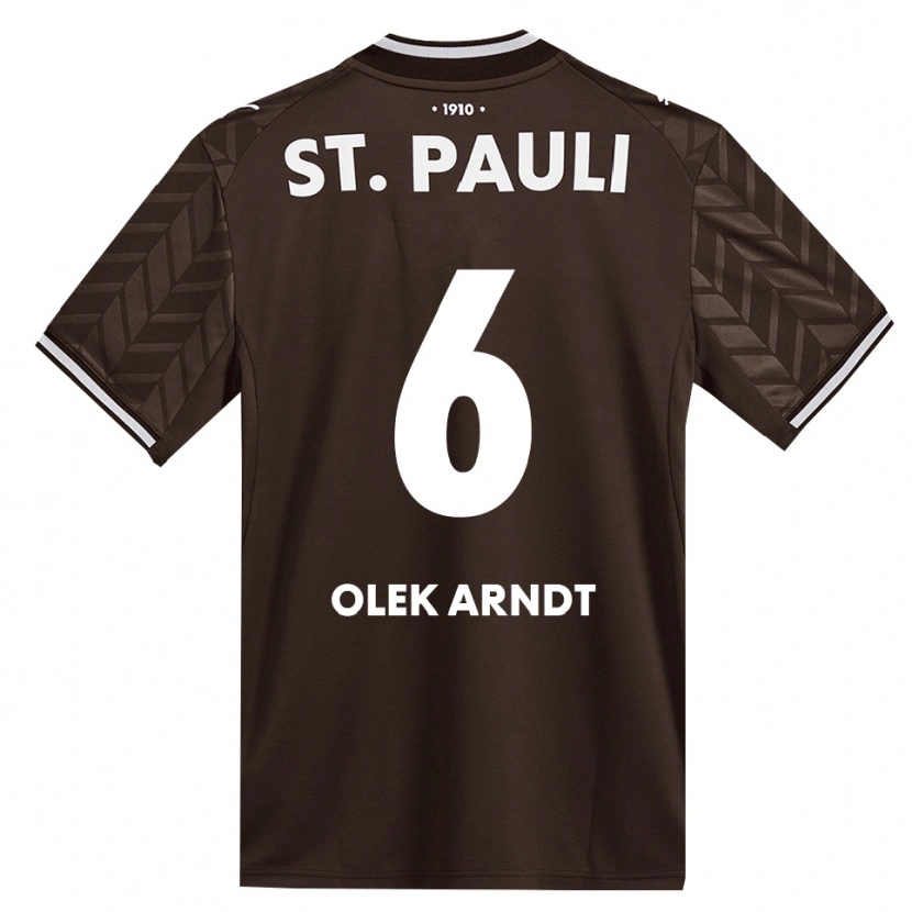 Danxen Women Frederik Olek Arndt #6 Café White Home Jersey 2026/27 T-Shirt