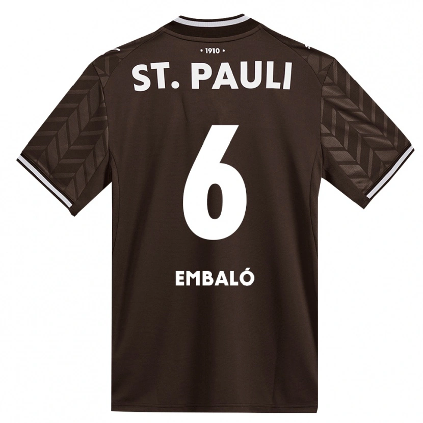 Danxen Women Diego Embaló #6 Café White Home Jersey 2026/27 T-Shirt