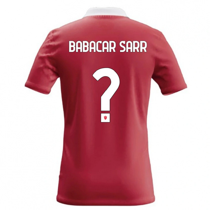 Danxen Women Pietro Babacar Sarr #0 Red White Home Jersey 2026/27 T-Shirt