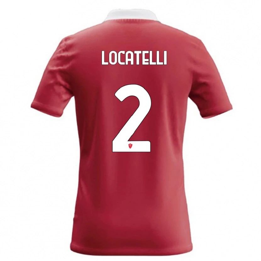 Danxen Women Gabriel Locatelli #2 Red White Home Jersey 2026/27 T-Shirt
