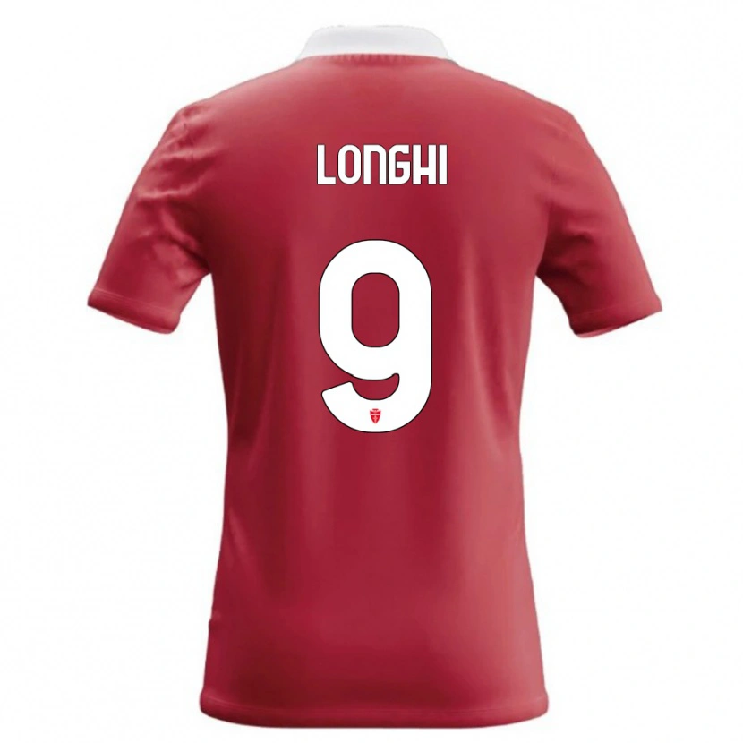 Danxen Women Jordan Longhi #9 Red White Home Jersey 2026/27 T-Shirt