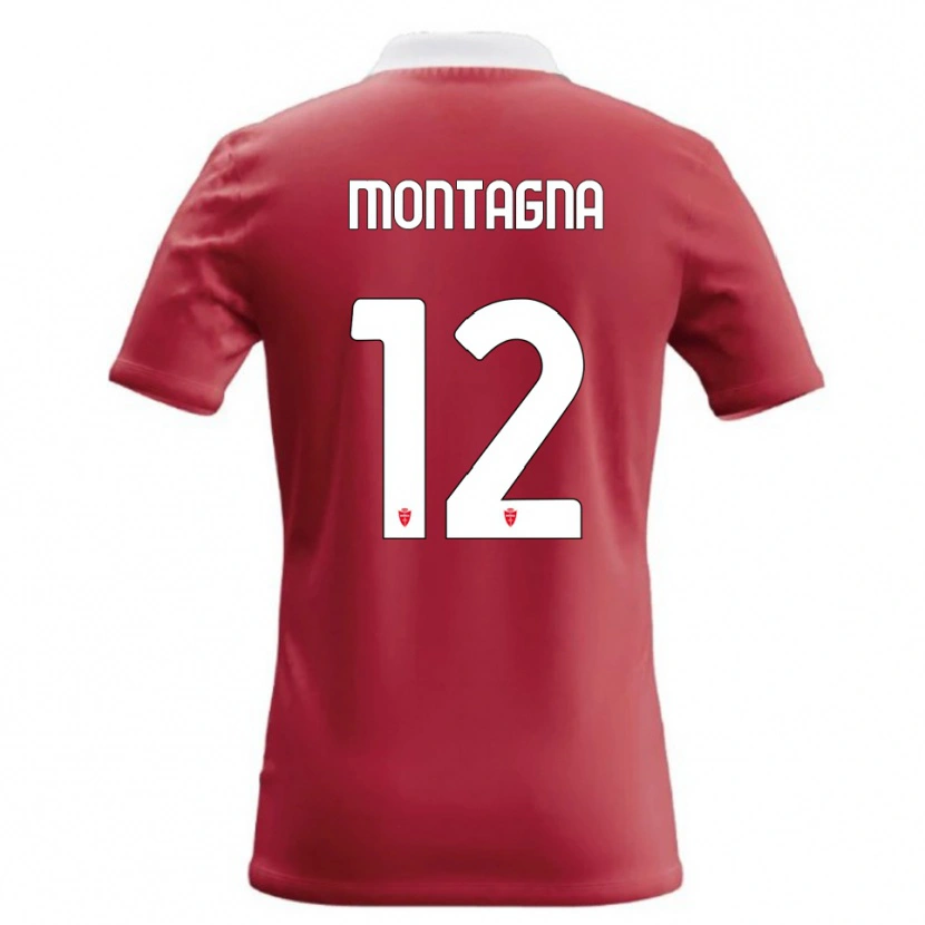 Danxen Women Jacopo Montagna #12 Red White Home Jersey 2026/27 T-Shirt