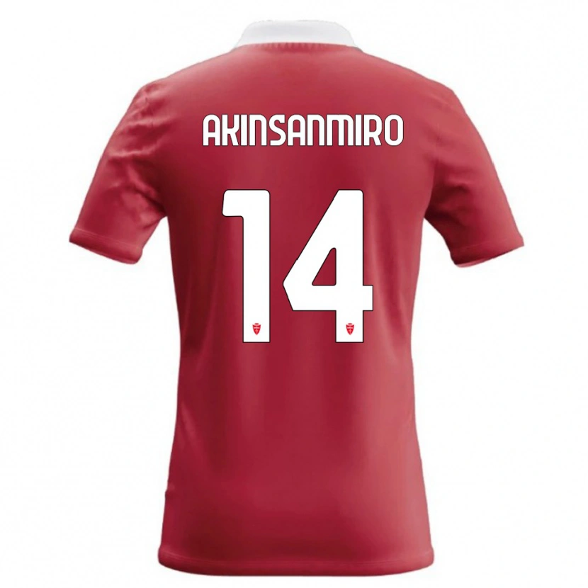 Danxen Women Ebenezer Akinsanmiro #14 Red White Home Jersey 2026/27 T-Shirt