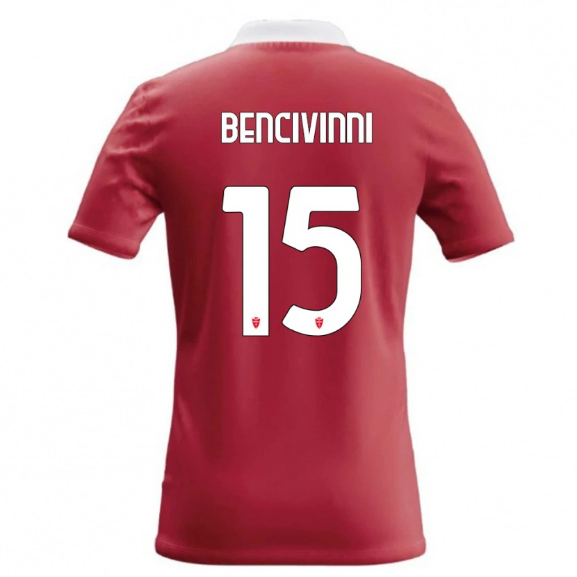 Danxen Women Boris Bencivinni #15 Red White Home Jersey 2026/27 T-Shirt