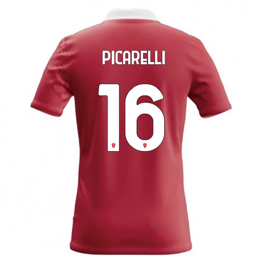 Danxen Women Marco Picarelli #16 Red White Home Jersey 2026/27 T-Shirt