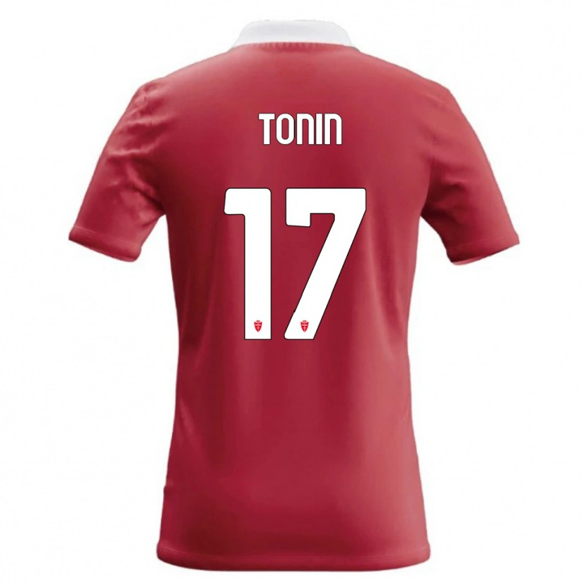 Danxen Women Andrea Tonin #17 Red White Home Jersey 2026/27 T-Shirt