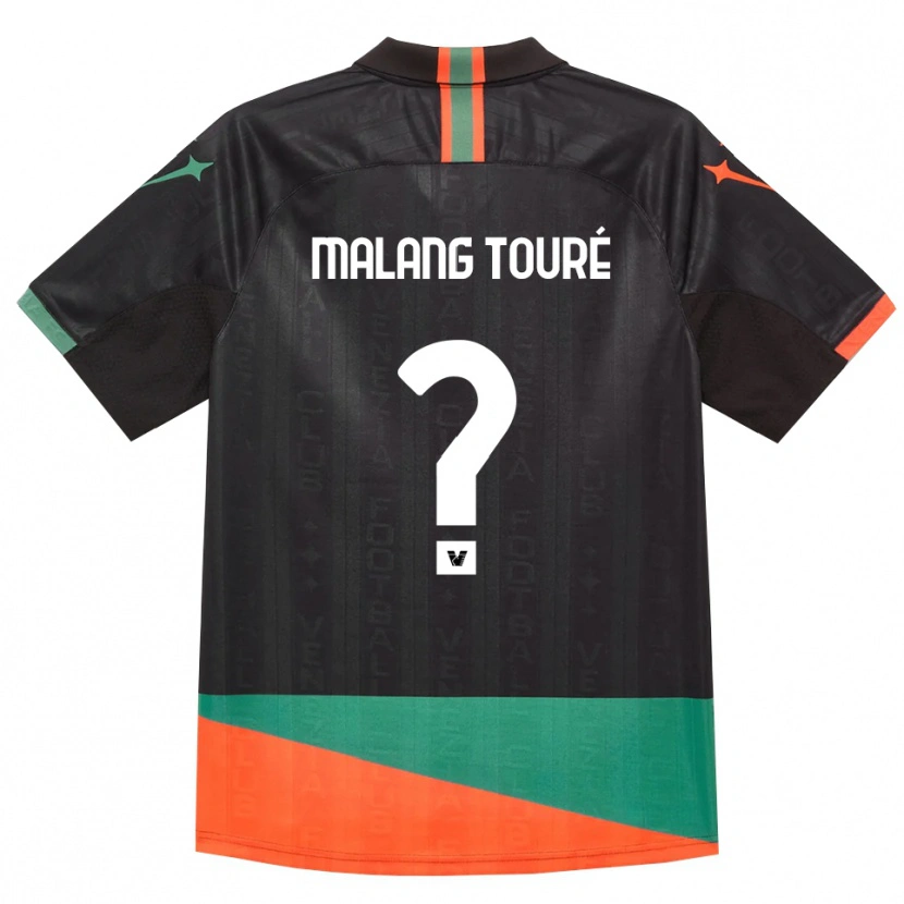 Danxen Women Mohamed Malang Touré #0 Black Orange Green Home Jersey 2026/27 T-Shirt