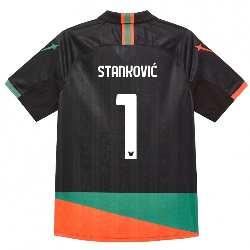 Danxen Women Filip Stanković #1 Black Orange Green Home Jersey 2026/27 T-Shirt