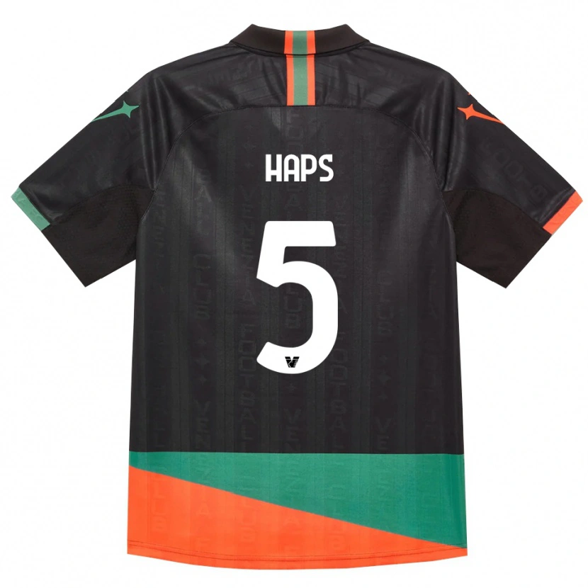 Danxen Women Ridgeciano Haps #5 Black Orange Green Home Jersey 2026/27 T-Shirt