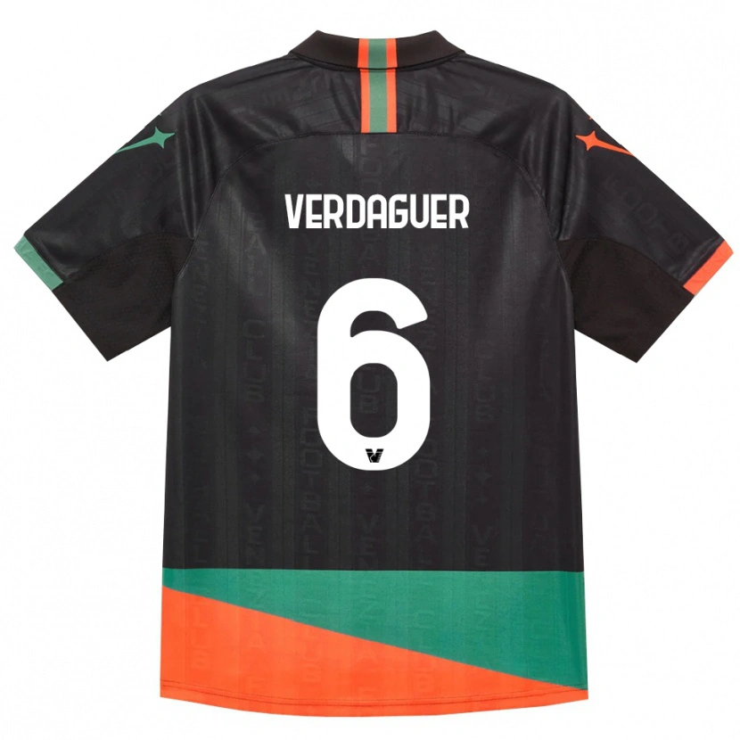 Danxen Women Judith Verdaguer #6 Black Orange Green Home Jersey 2026/27 T-Shirt