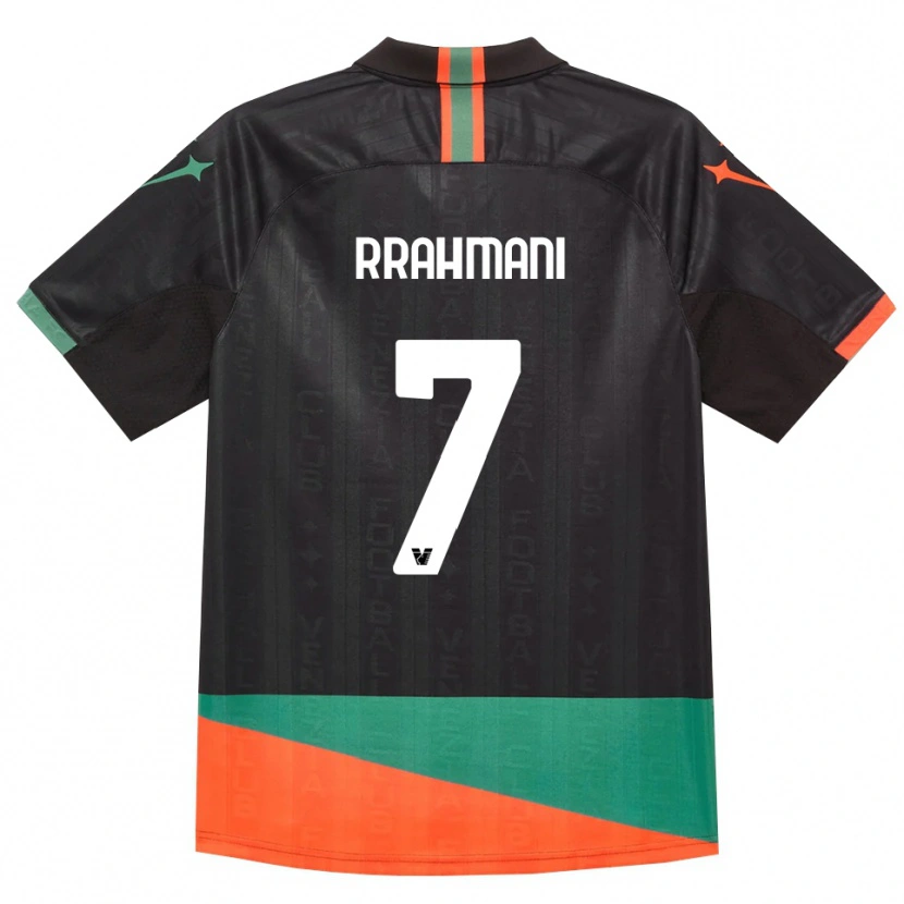 Danxen Women Albion Rrahmani #7 Black Orange Green Home Jersey 2026/27 T-Shirt