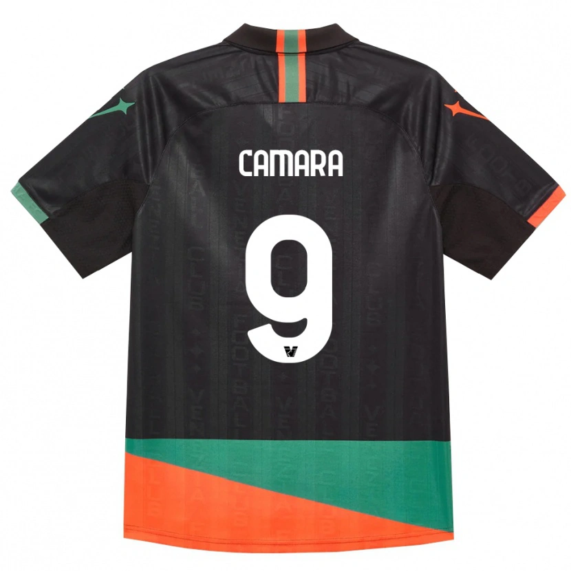 Danxen Women Bakary Camara #9 Black Orange Green Home Jersey 2026/27 T-Shirt