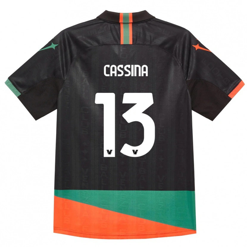 Danxen Women Tommaso Cassina #13 Black Orange Green Home Jersey 2026/27 T-Shirt