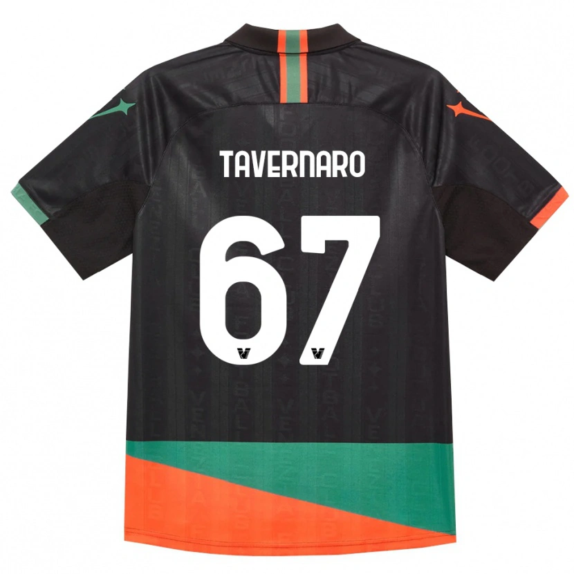 Danxen Women Federico Tavernaro #67 Black Orange Green Home Jersey 2026/27 T-Shirt