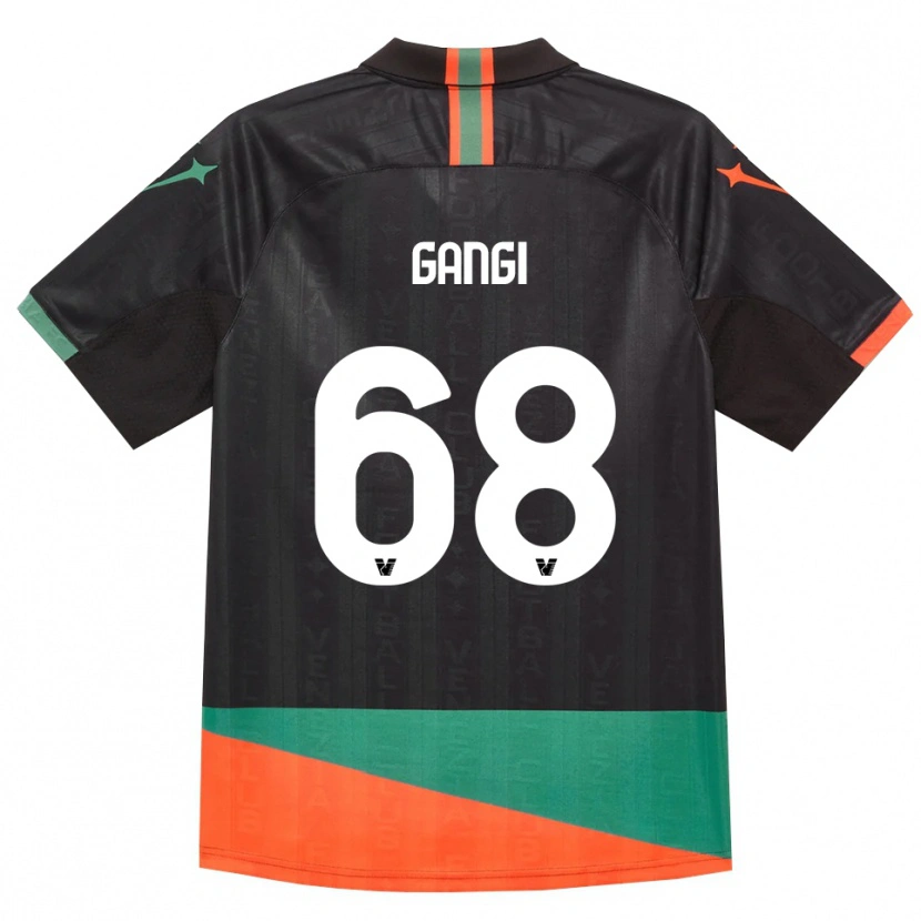 Danxen Women Chiara Gangi #68 Black Orange Green Home Jersey 2026/27 T-Shirt