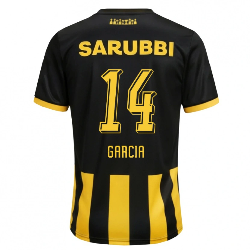 Danxen Women Damián García #14 Black Yellow Home Jersey 2026/27 T-Shirt