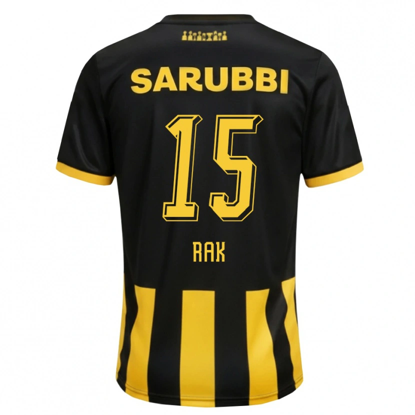 Danxen Women Yonatthan Rak #15 Black Yellow Home Jersey 2026/27 T-Shirt