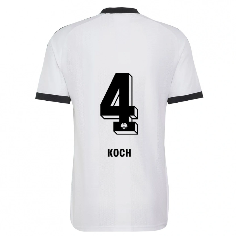 Danxen Women Robin Koch #4 Black White Away Jersey 2026/27 T-Shirt