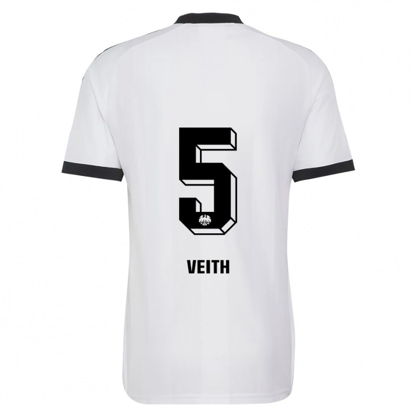Danxen Women Titus Veith #5 Black White Away Jersey 2026/27 T-Shirt