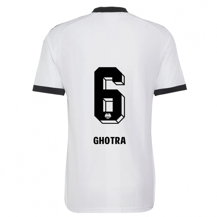 Danxen Women Harpreet Ghotra #6 Black White Away Jersey 2026/27 T-Shirt