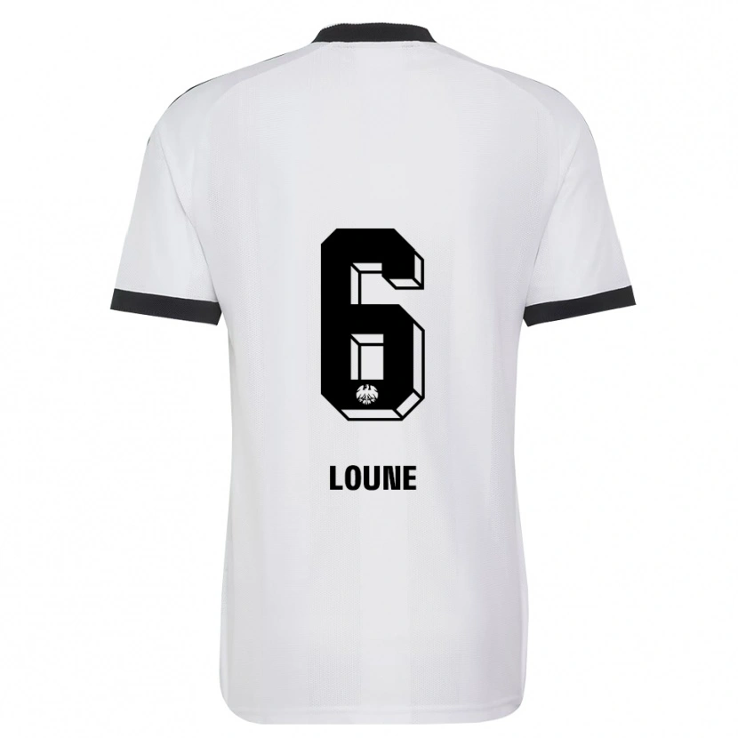 Danxen Women Adam Loune #6 Black White Away Jersey 2026/27 T-Shirt