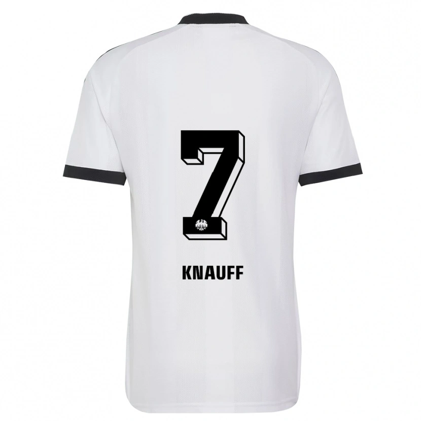 Danxen Women Ansgar Knauff #7 Black White Away Jersey 2026/27 T-Shirt