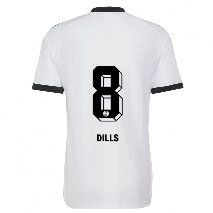 Danxen Women Marvin Dills #8 Black White Away Jersey 2026/27 T-Shirt
