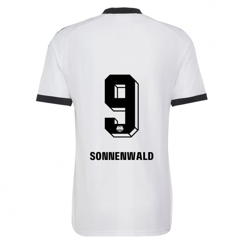 Danxen Women Lukas Sonnenwald #9 Black White Away Jersey 2026/27 T-Shirt