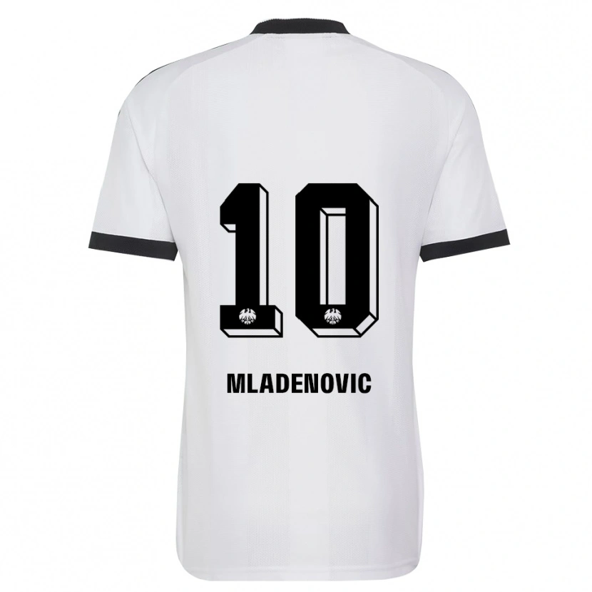 Danxen Women Marko Mladenovic #10 Black White Away Jersey 2026/27 T-Shirt